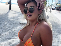 Picked Up Busty Latina Stranger On The Beach For One Night Stand