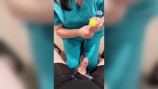 Las Vegas Sperm Bank Nurse Does Anything To Get The Sample. Talks Me Through It And Fucks At The End